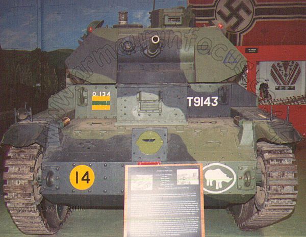 Cruiser MkIII A13 (front view)