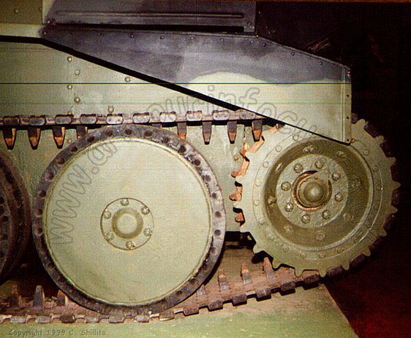 Cruiser MkIII A13 (Drive wheel and road wheel)