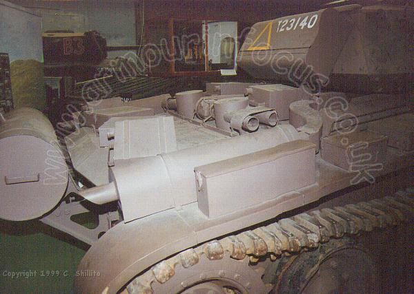 Cruiser MkV A13 MkII Covenanter: Rear 3/4
