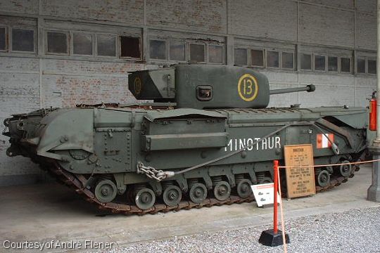 Infantry Tank MkIV A22 Churchill - Rear