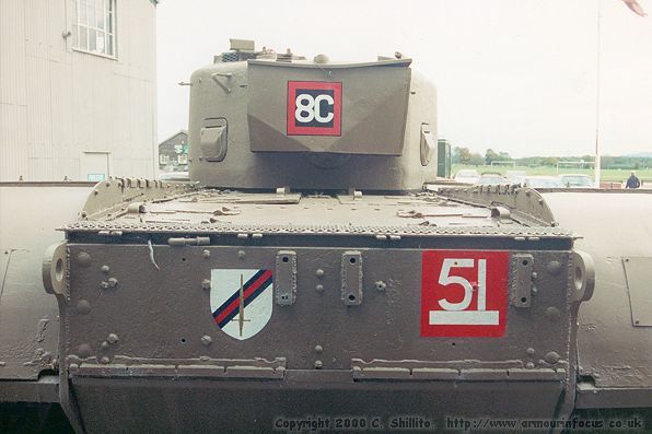 Infantry Tank MkIV A22 Churchill - Rear