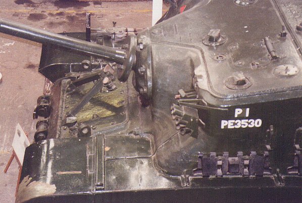 A39 Tortoise: Top Front Hull